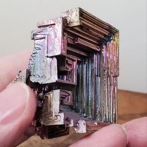 Bismuth Crystal, 130 Grams